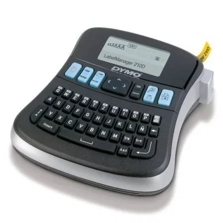 Dymo LabelManager 210D+ Rotuladora Electrónica QWERTY Negro/Plata Dymo LabelManager 210D+ Rotuladora Electrónica QWERTY Negro/Plata